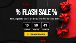 Flash sale banner